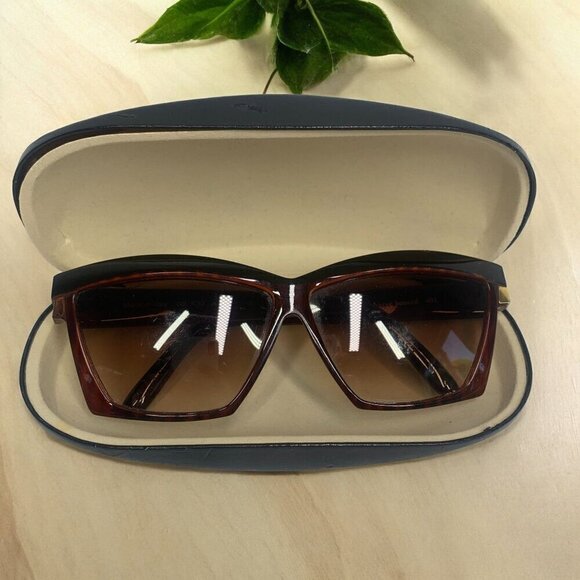 Harve Benard Sunglasses 401 Brown Frames Brown Gradient Lenses Made in Italy - Picture 8 of 12